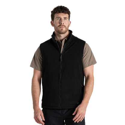Black - Back - Craghoppers Expert Mens Corey Fleece Gilet