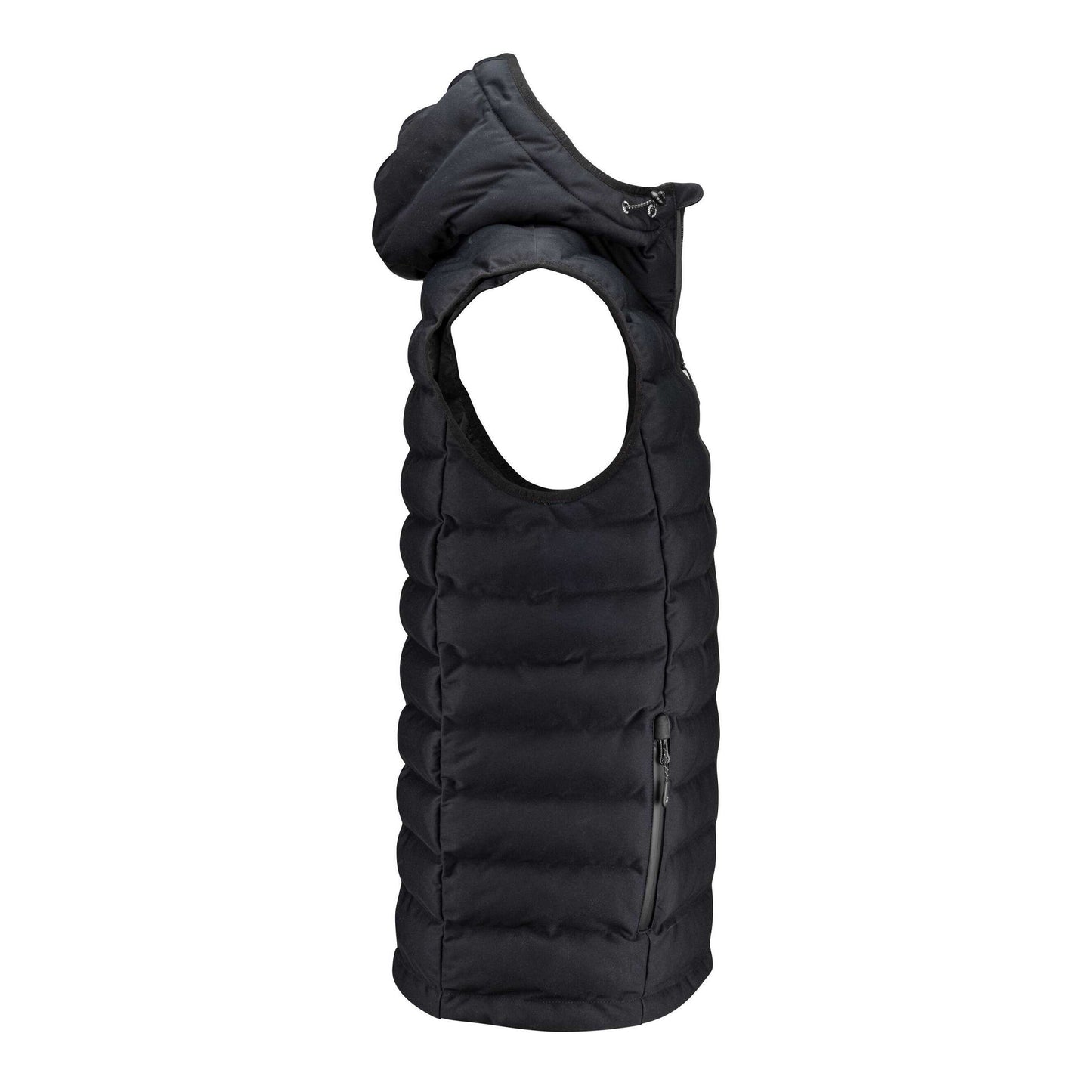 Black - Lifestyle - James Harvest Mens Woodlake Heights Padded Gilet