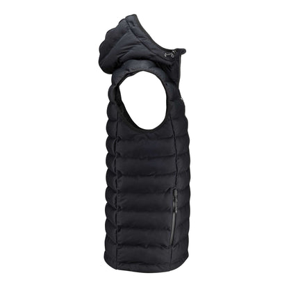 Black - Lifestyle - James Harvest Mens Woodlake Heights Padded Gilet