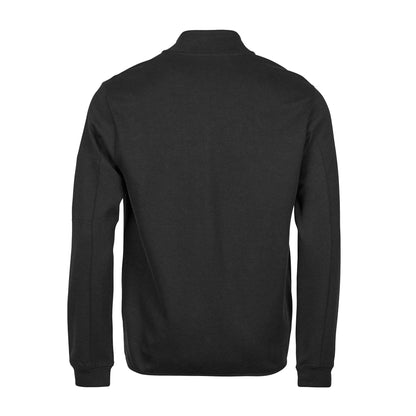 Black - Back - Tee Jays Mens Full Zip Athletic Cardigan