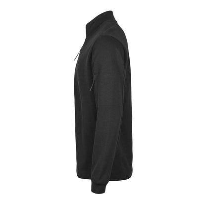 Black - Side - Tee Jays Mens Full Zip Athletic Cardigan