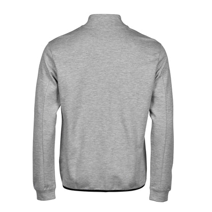 Heather Grey - Back - Tee Jays Mens Full Zip Athletic Cardigan