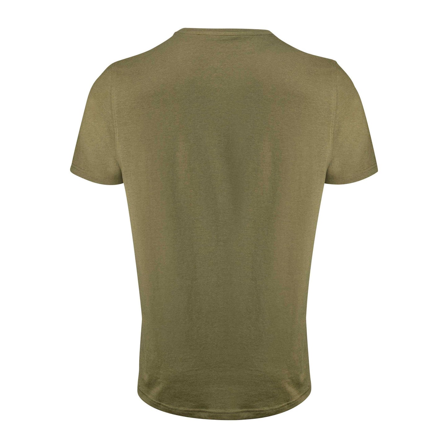 Moss Green - Back - James Harvest Mens Walcott T-Shirt