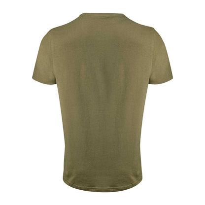Moss Green - Back - James Harvest Mens Walcott T-Shirt