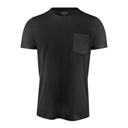 Black - Front - James Harvest Mens Walcott T-Shirt