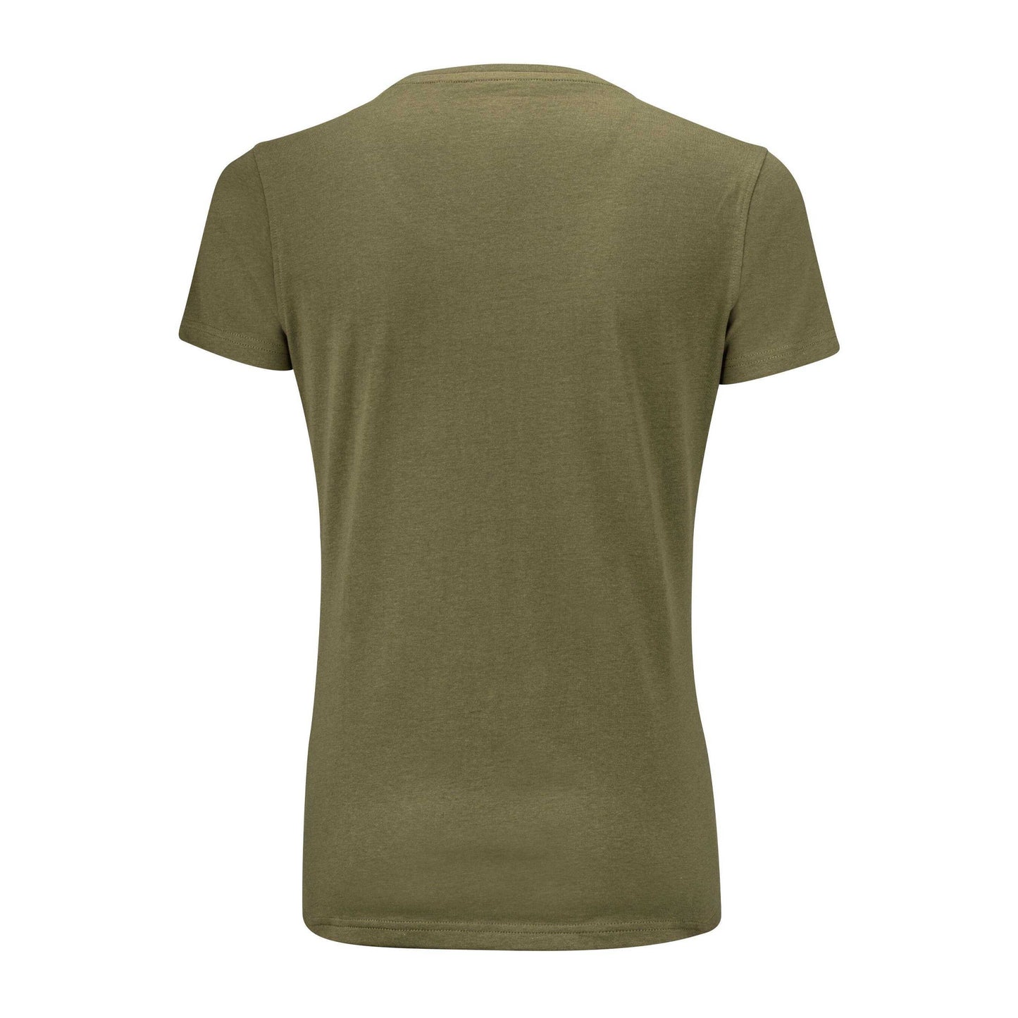 Moss Green - Back - James Harvest Womens-Ladies Walcott T-Shirt
