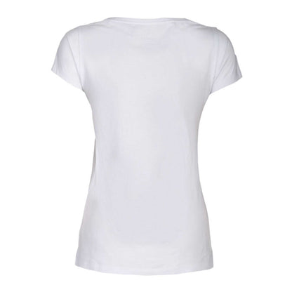 White - Back - James Harvest Womens-Ladies Whailford V Neck T-Shirt
