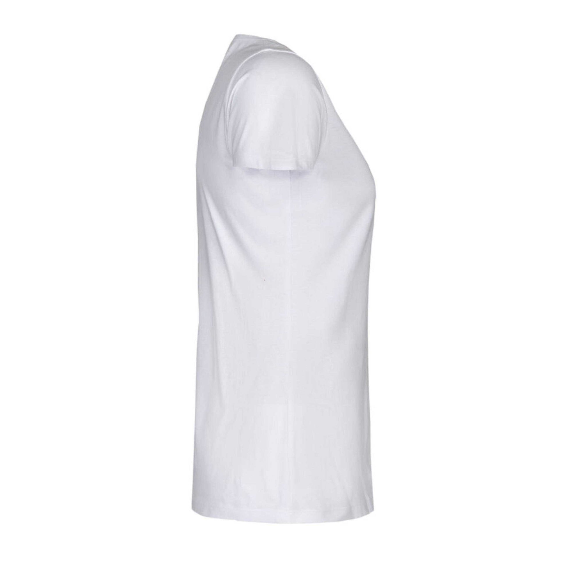 White - Lifestyle - James Harvest Womens-Ladies Whailford V Neck T-Shirt