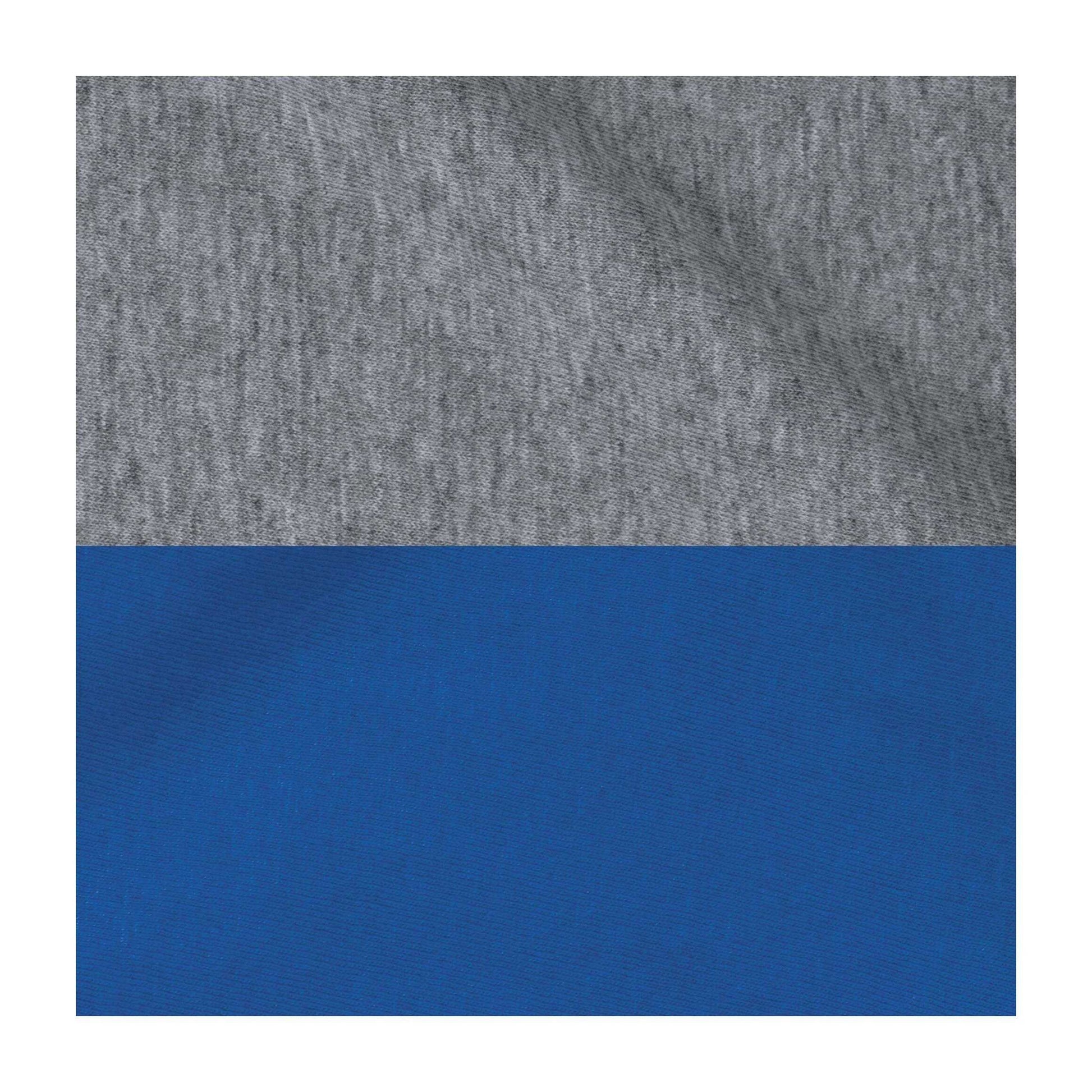 Oxford-Royal Blue - Back - Jerzees Unisex Adult Colour Block Nublend Hoodie