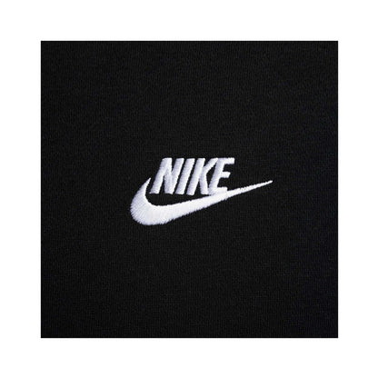 Black-White - Side - Nike Unisex Adult Sportswear Club Hoodie