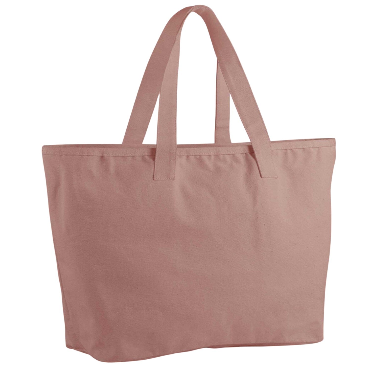 Rose - Back - Westford Mill Cotton Heavy Duty Tote Bag