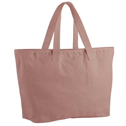 Rose - Back - Westford Mill Cotton Heavy Duty Tote Bag
