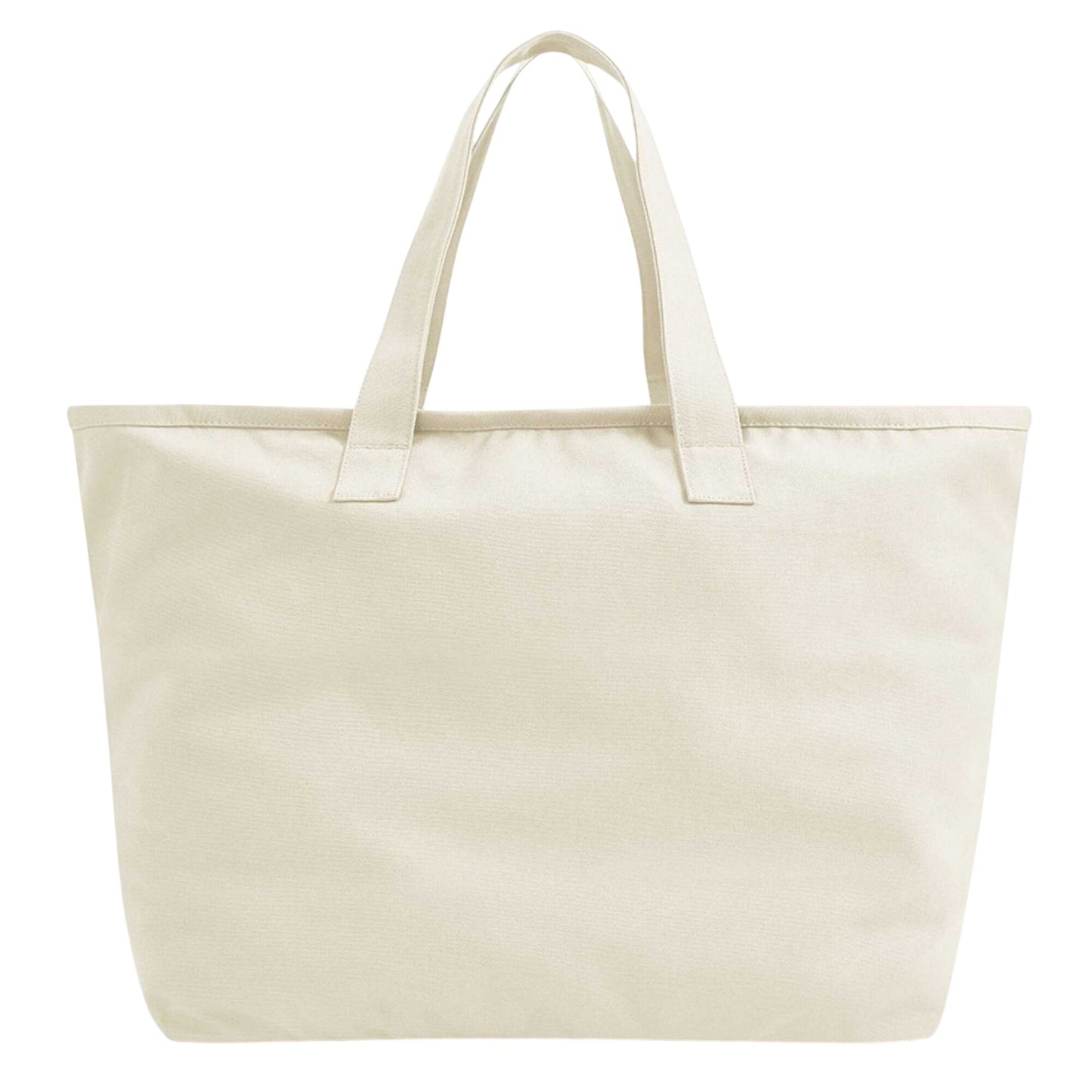 Natural - Front - Westford Mill Cotton Heavy Duty Tote Bag