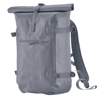Blue Grey - Back - Quadra Roll Top Waterproof Backpack