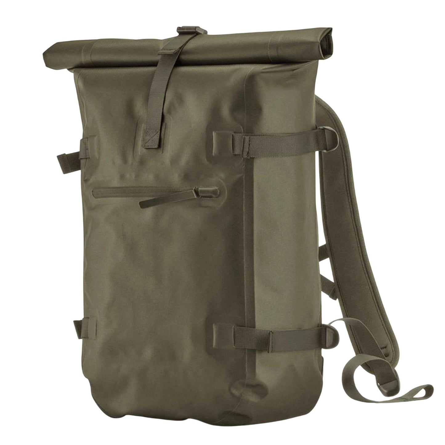 Covert Green - Back - Quadra Roll Top Waterproof Backpack