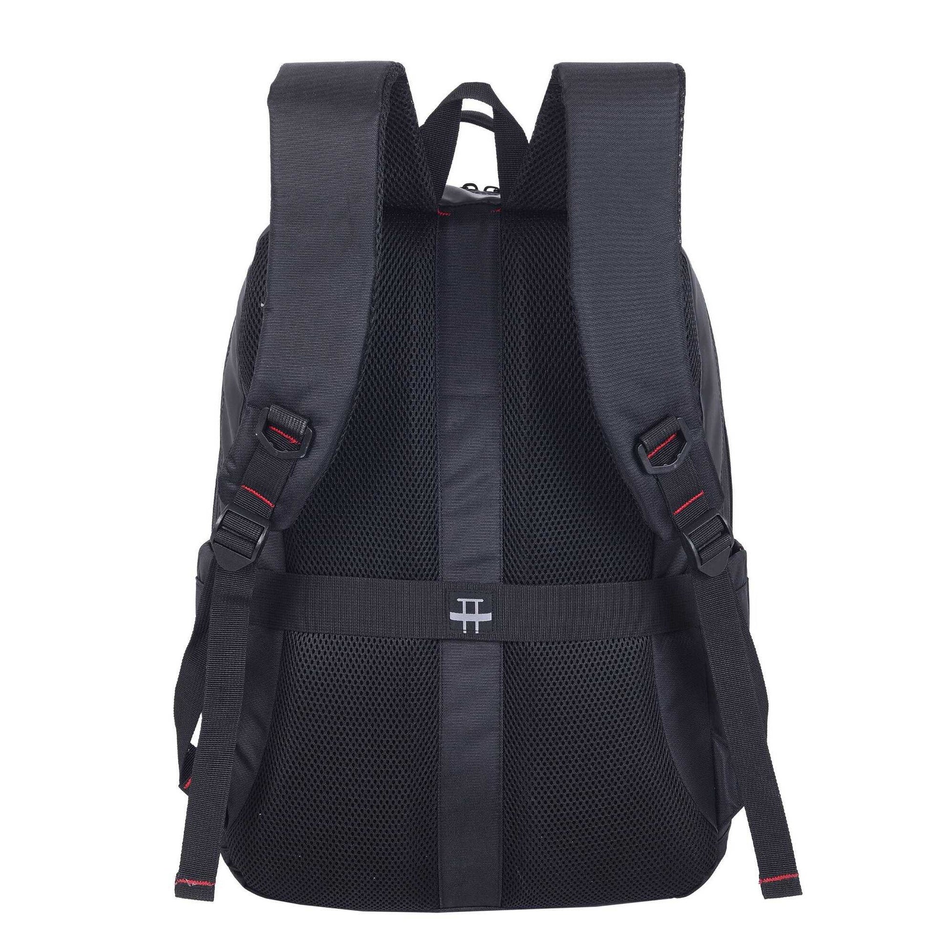 Black - Back - Shugon Brooklyn Timeless Laptop Backpack