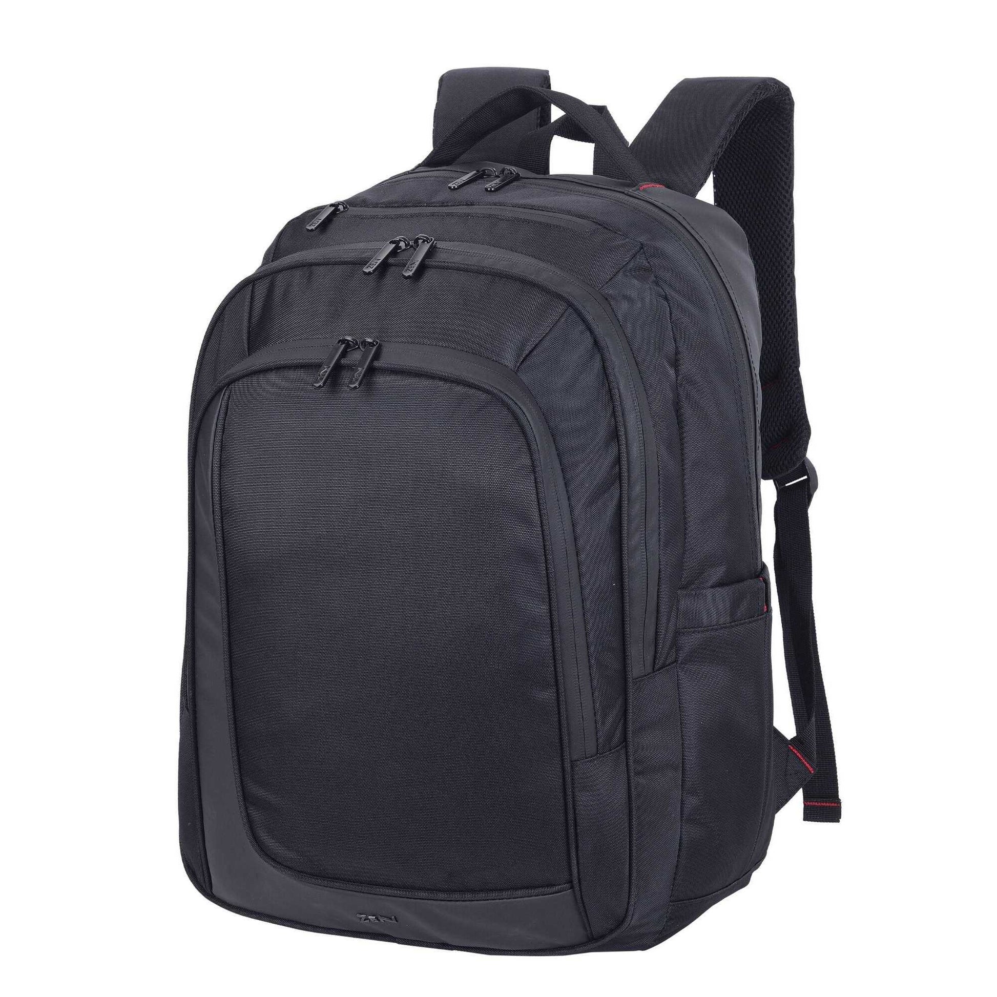 Black - Side - Shugon Brooklyn Timeless Laptop Backpack