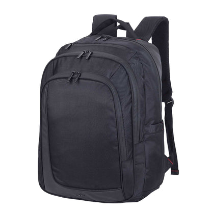 Black - Side - Shugon Brooklyn Timeless Laptop Backpack