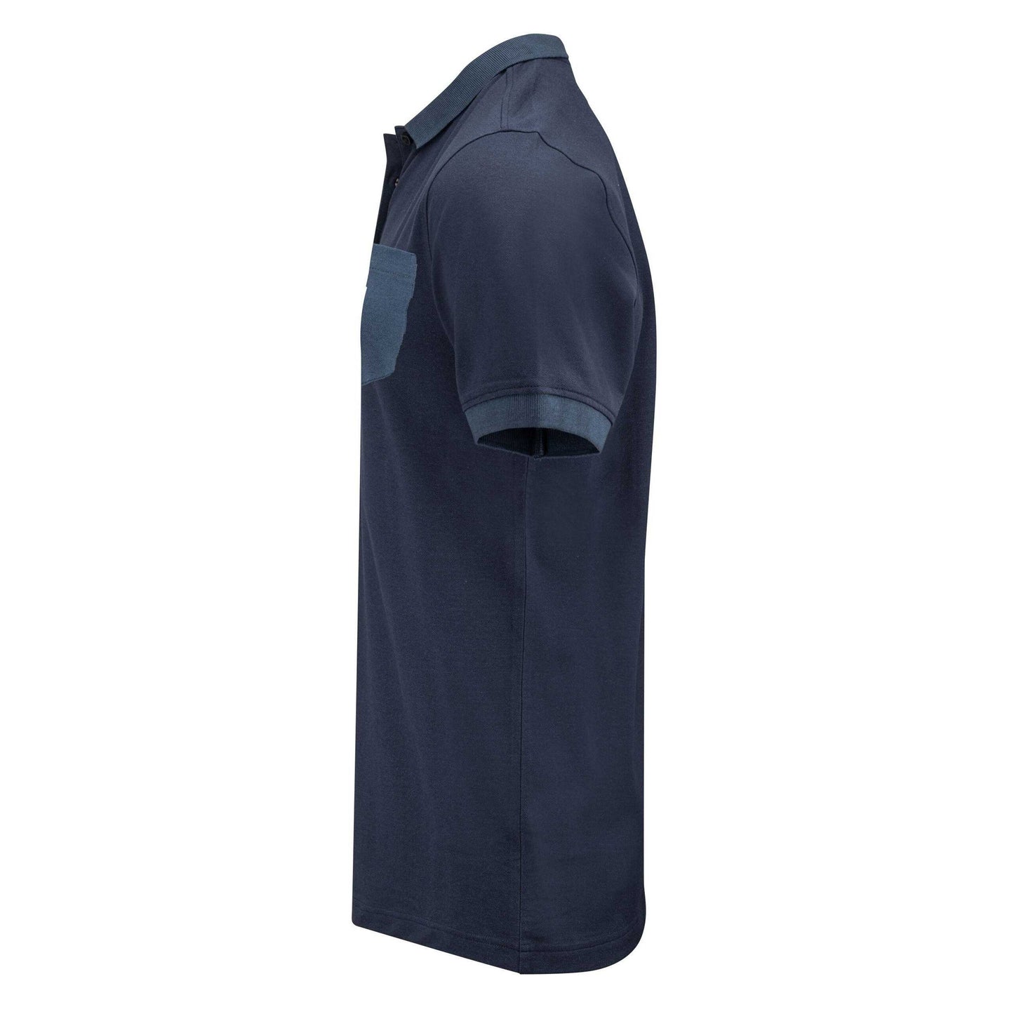 Navy - Lifestyle - James Harvest Mens Pinedale Piqué Polo Shirt