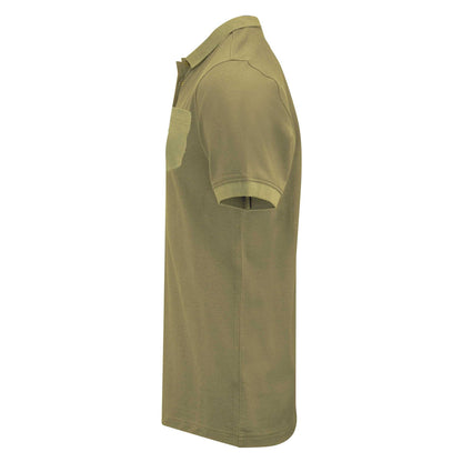 Moss Green - Lifestyle - James Harvest Mens Pinedale Piqué Polo Shirt