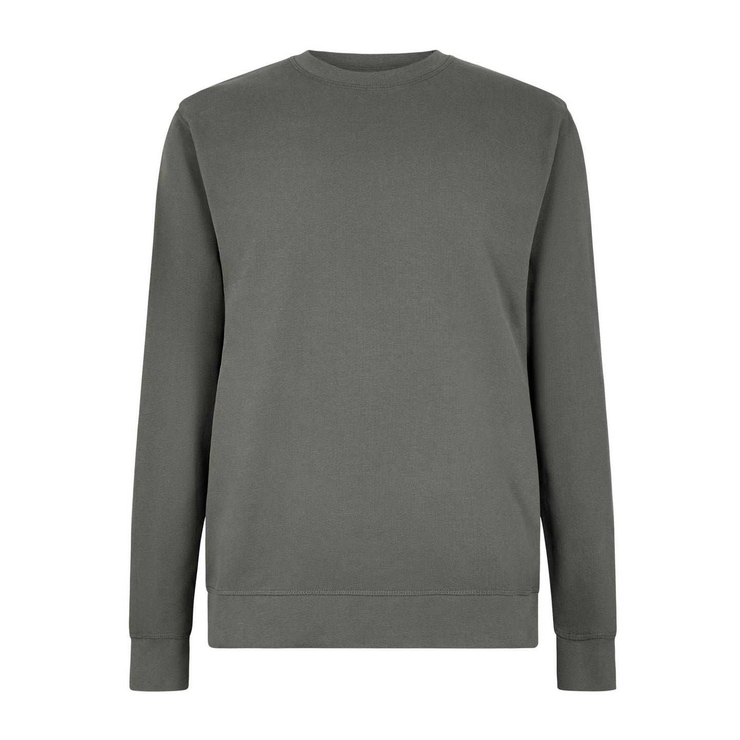 Dark Grey - Front - Kustom Kit Mens Pique Regular Sweatshirt