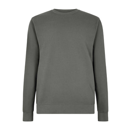 Dark Grey - Front - Kustom Kit Mens Pique Regular Sweatshirt