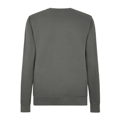 Dark Grey - Back - Kustom Kit Mens Pique Regular Sweatshirt