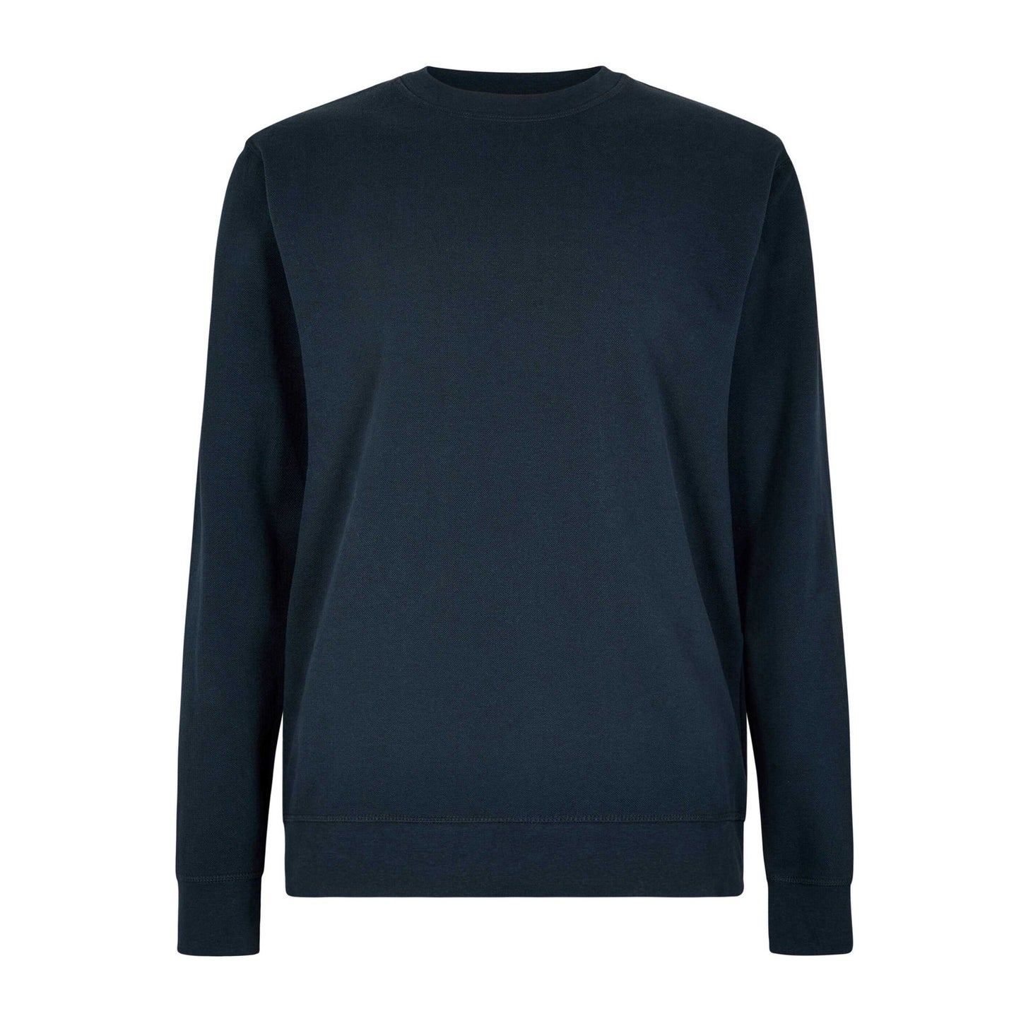 Navy - Front - Kustom Kit Mens Pique Regular Sweatshirt