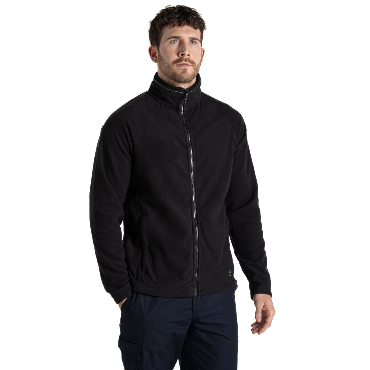 Black - Side - Craghoppers Mens Expert Corey 200 Fleece Jacket