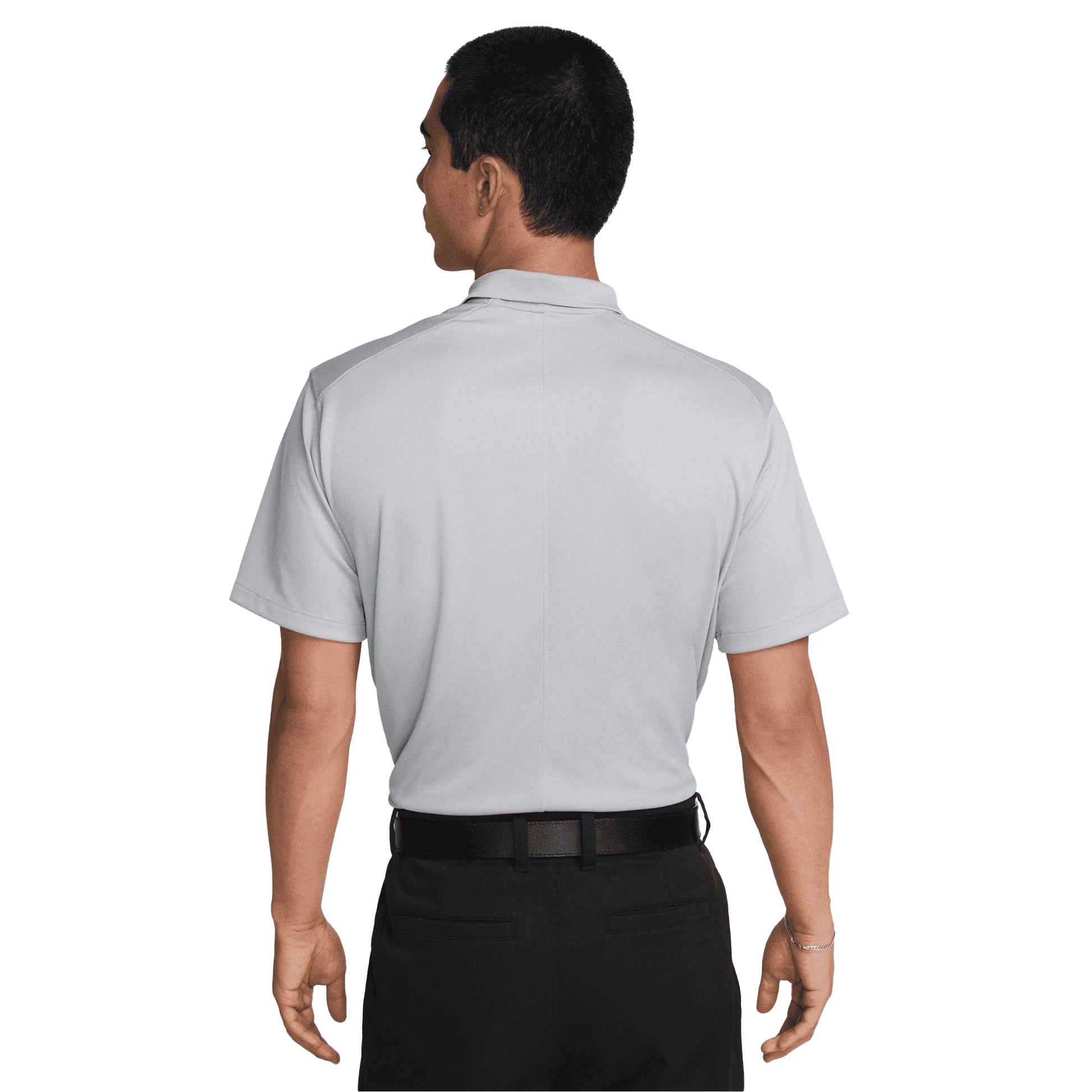 Wolf Grey-White - Back - Nike Mens Victory Solid Polo Shirt