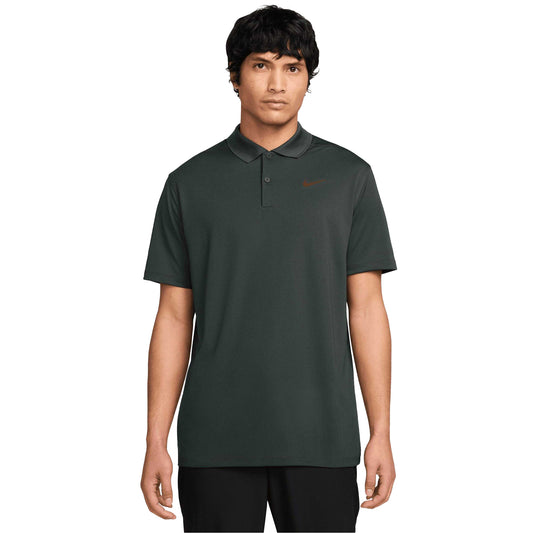 Forest Night-Olive - Front - Nike Mens Victory Solid Polo Shirt