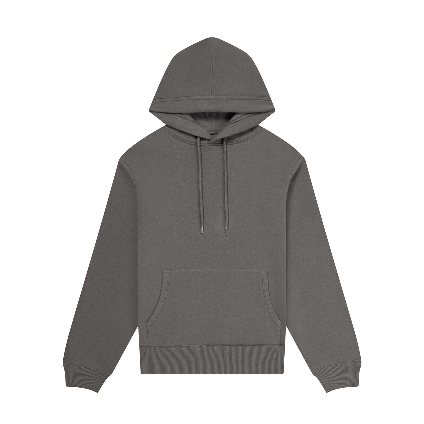 Smoke - Front - UCC Label Free Collection Unisex Adult Organic Hoodie