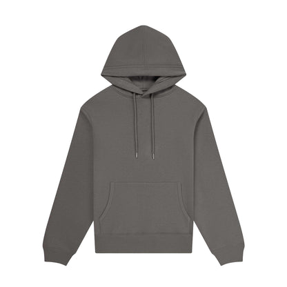 Smoke - Front - UCC Label Free Collection Unisex Adult Organic Hoodie