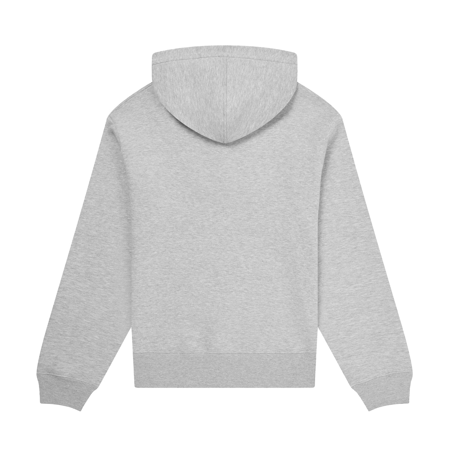 Heather - Back - UCC Label Free Collection Unisex Adult Organic Hoodie