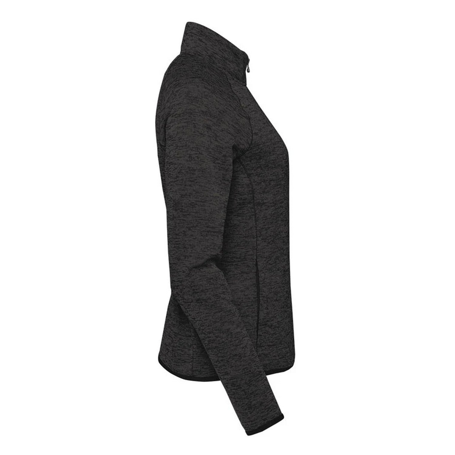 Black Heather - Side - Stormtech Womens-Ladies Yosemite Full Zip Fleece Jacket