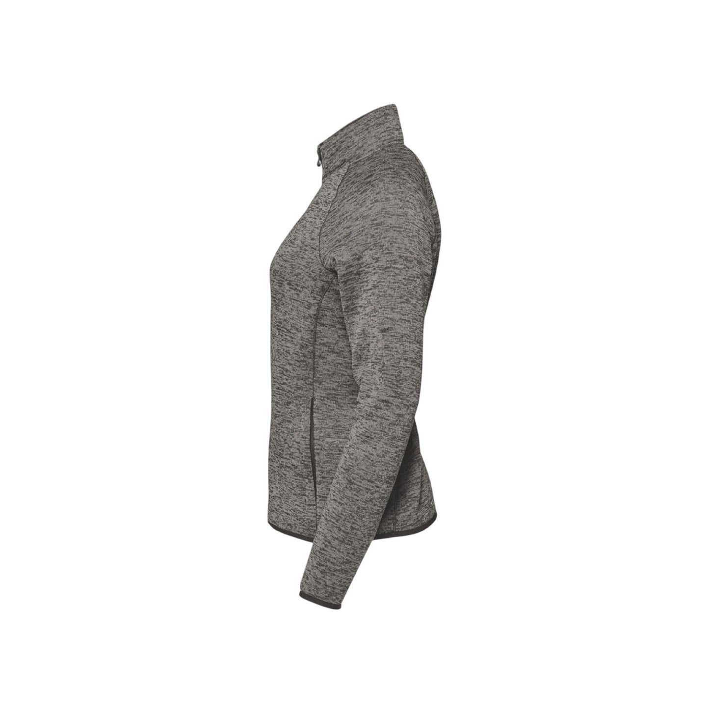 Granite Heather - Side - Stormtech Womens-Ladies Yosemite Full Zip Fleece Jacket