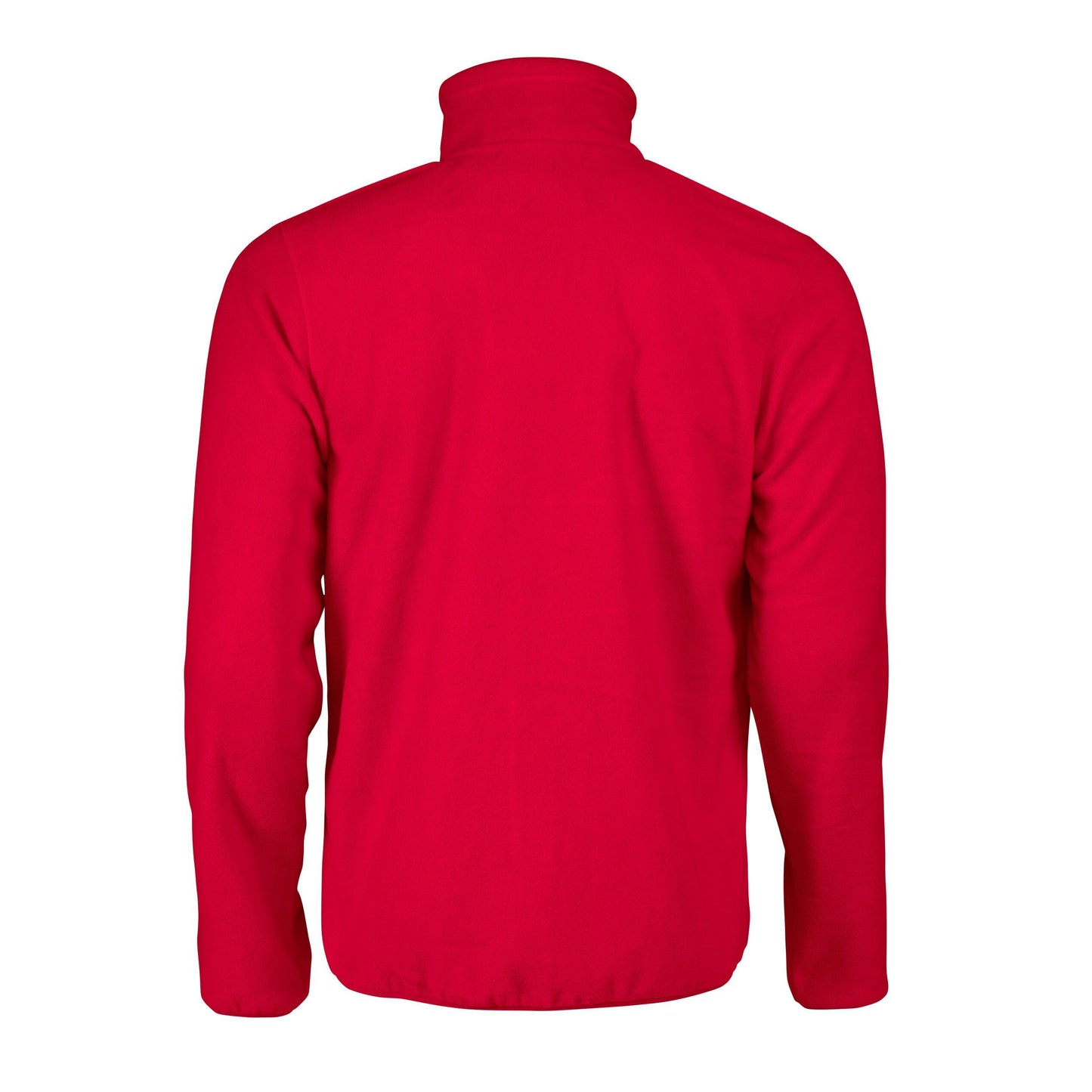Red - Side - Printer Mens Rocket Full Zip Fleece Jacket