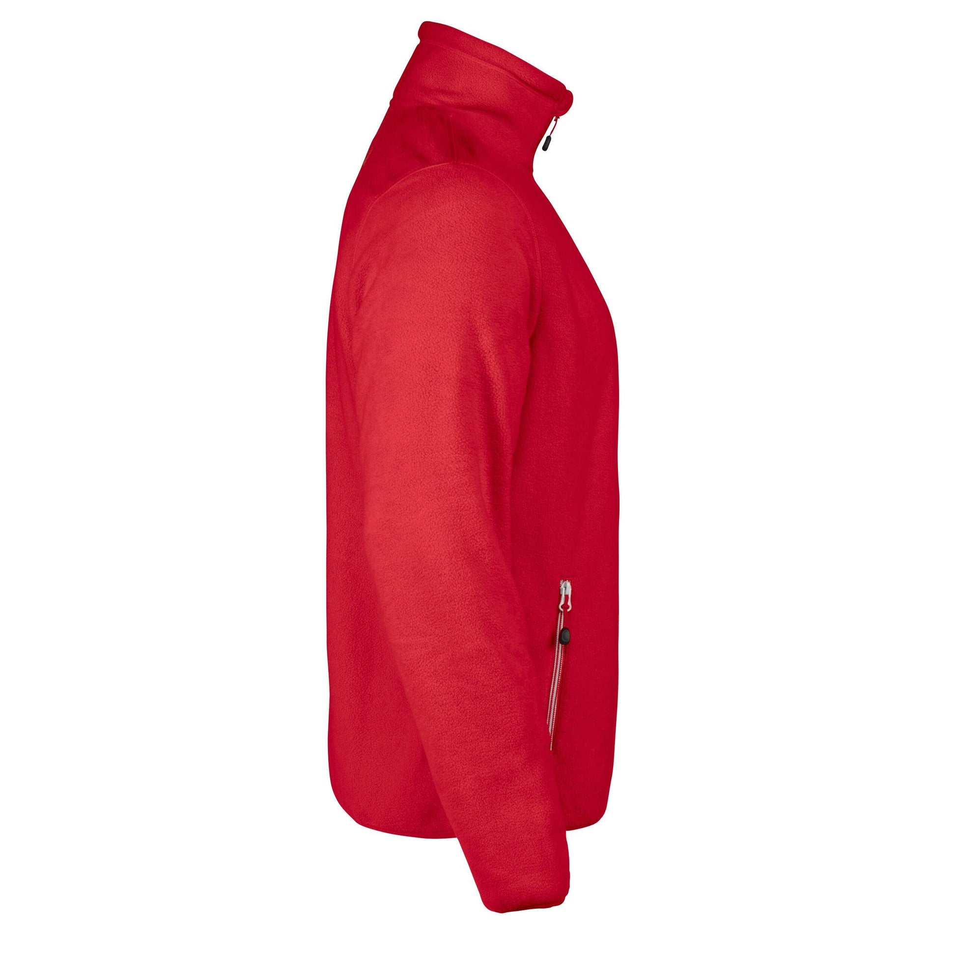 Red - Lifestyle - Printer Mens Rocket Full Zip Fleece Jacket