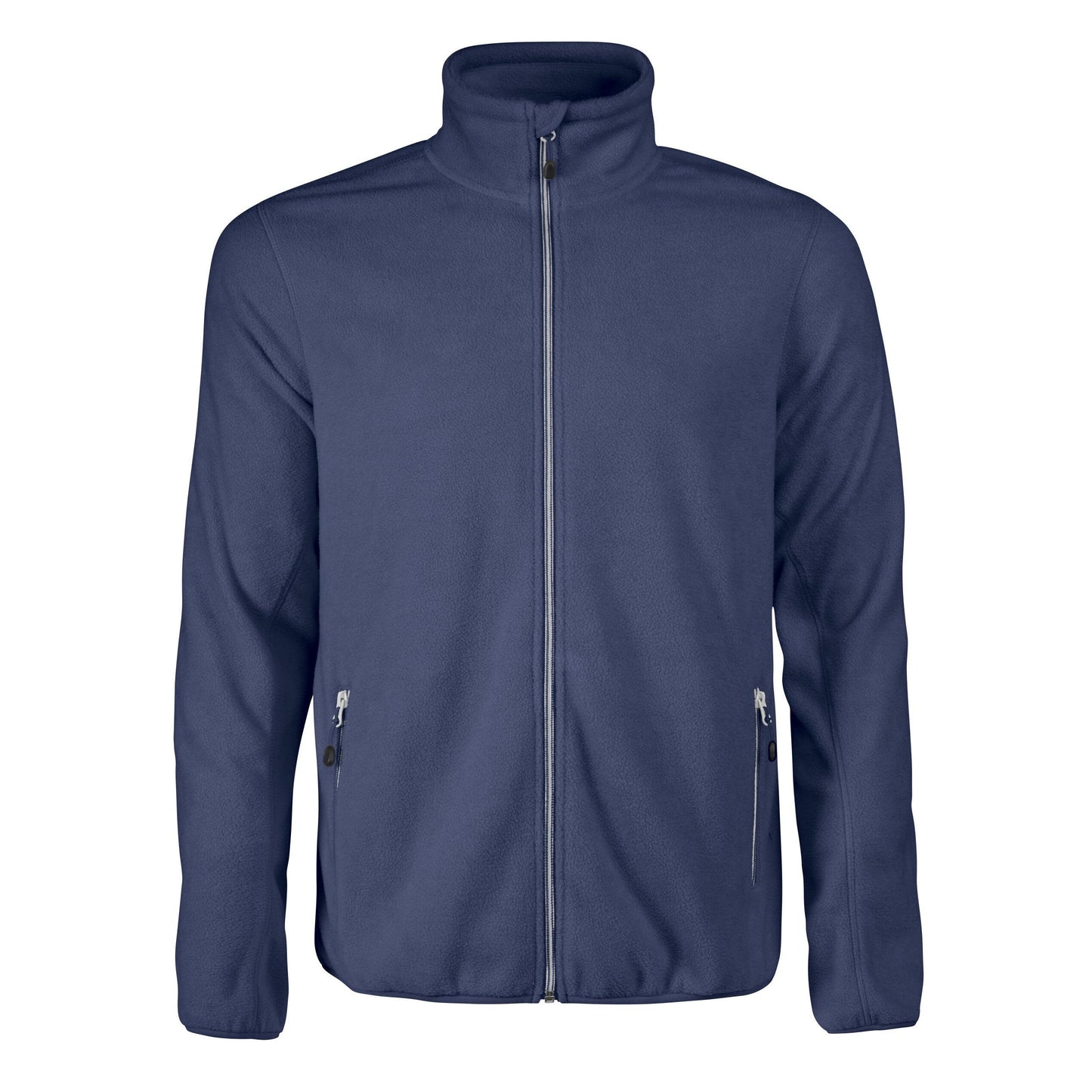 Navy - Back - Printer Mens Rocket Full Zip Fleece Jacket