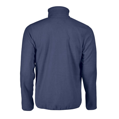 Navy - Side - Printer Mens Rocket Full Zip Fleece Jacket