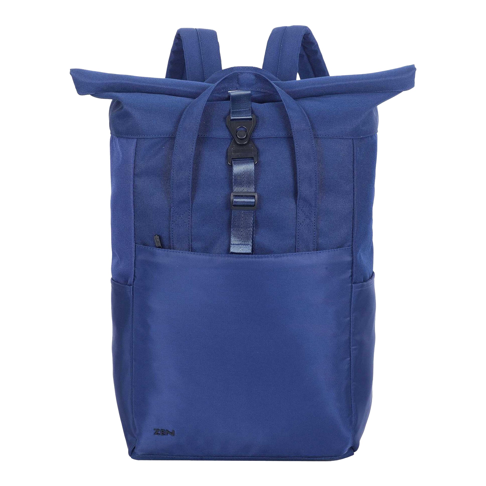 Navy - Side - Shugon Ruby Roll Top Laptop Backpack