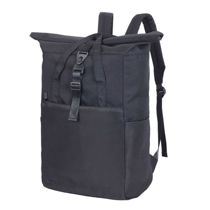 Black-Grey - Front - Shugon Ruby Roll Top Laptop Backpack