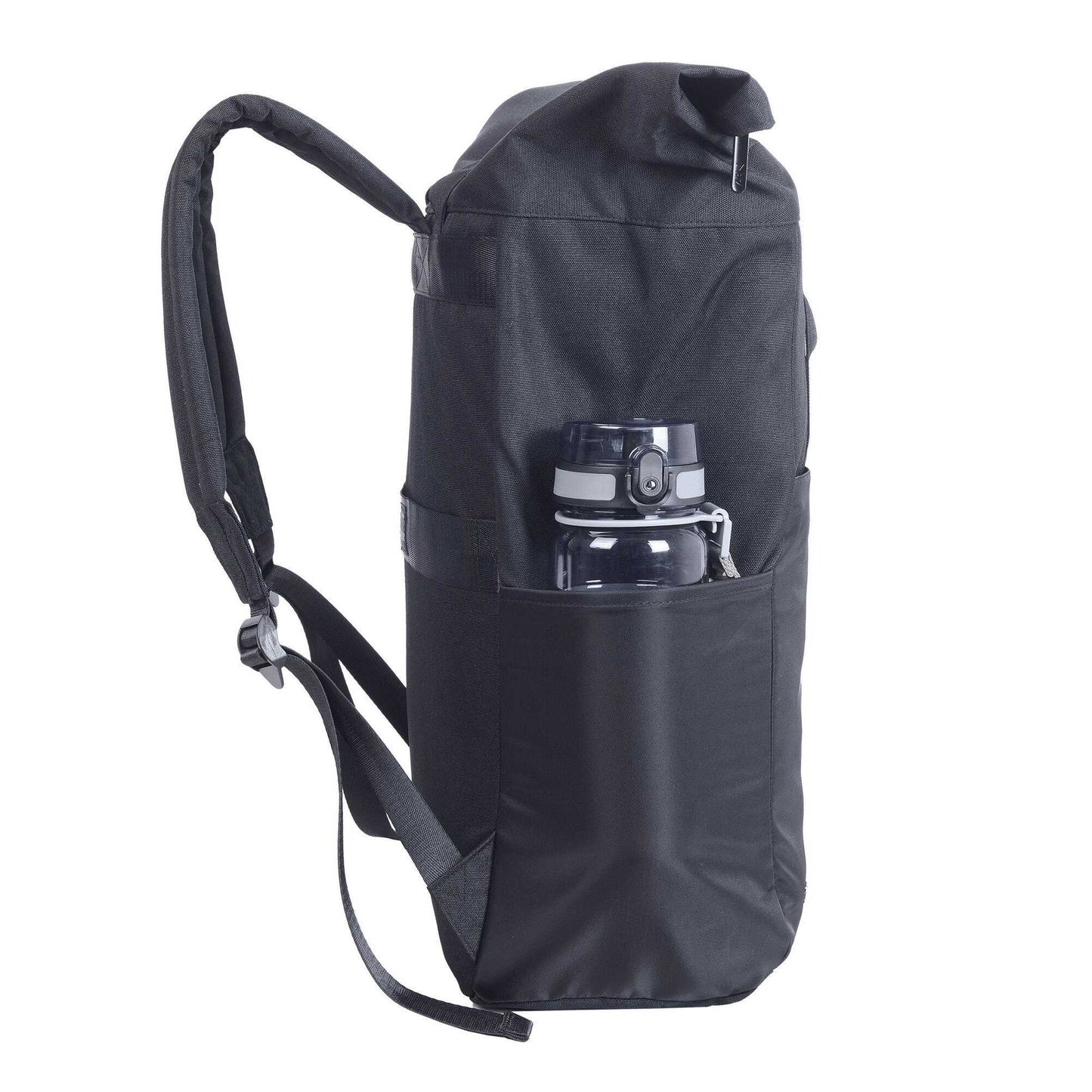 Black-Grey - Lifestyle - Shugon Ruby Roll Top Laptop Backpack