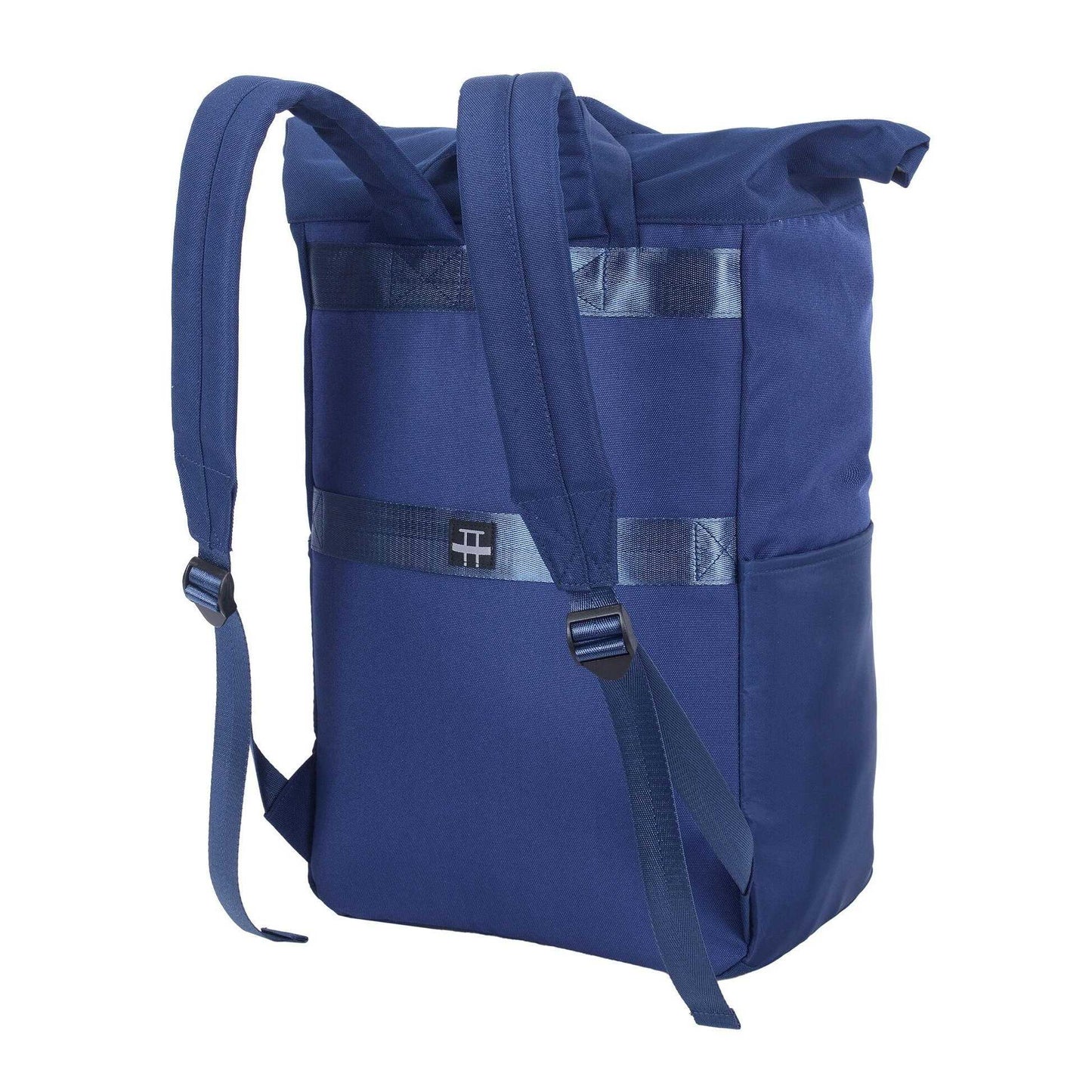 Navy - Back - Shugon Ruby Roll Top Laptop Backpack