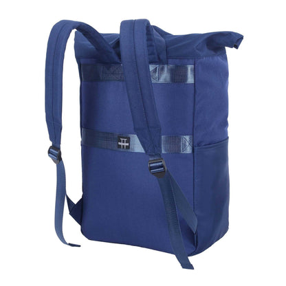 Navy - Back - Shugon Ruby Roll Top Laptop Backpack