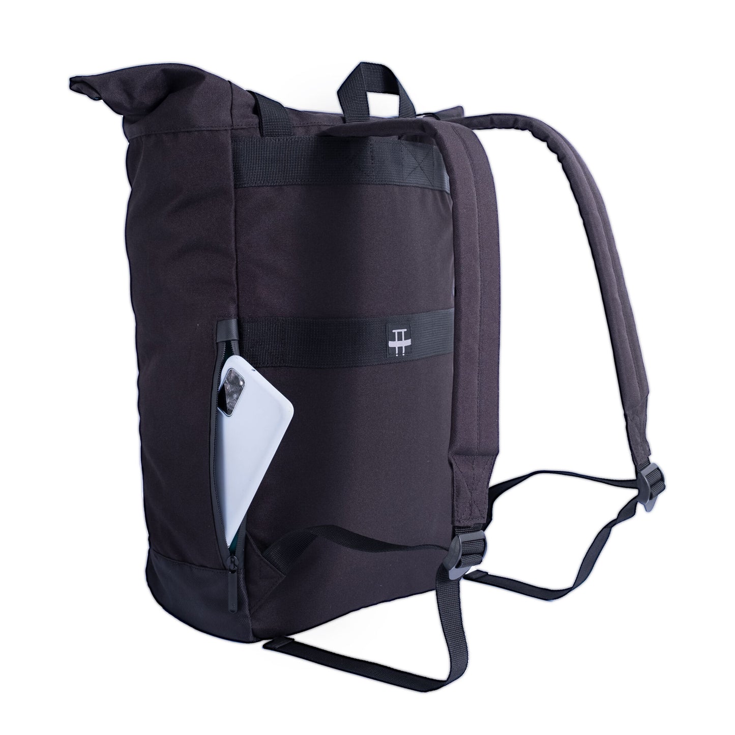 Black - Back - Shugon Budapest Laptop Backpack