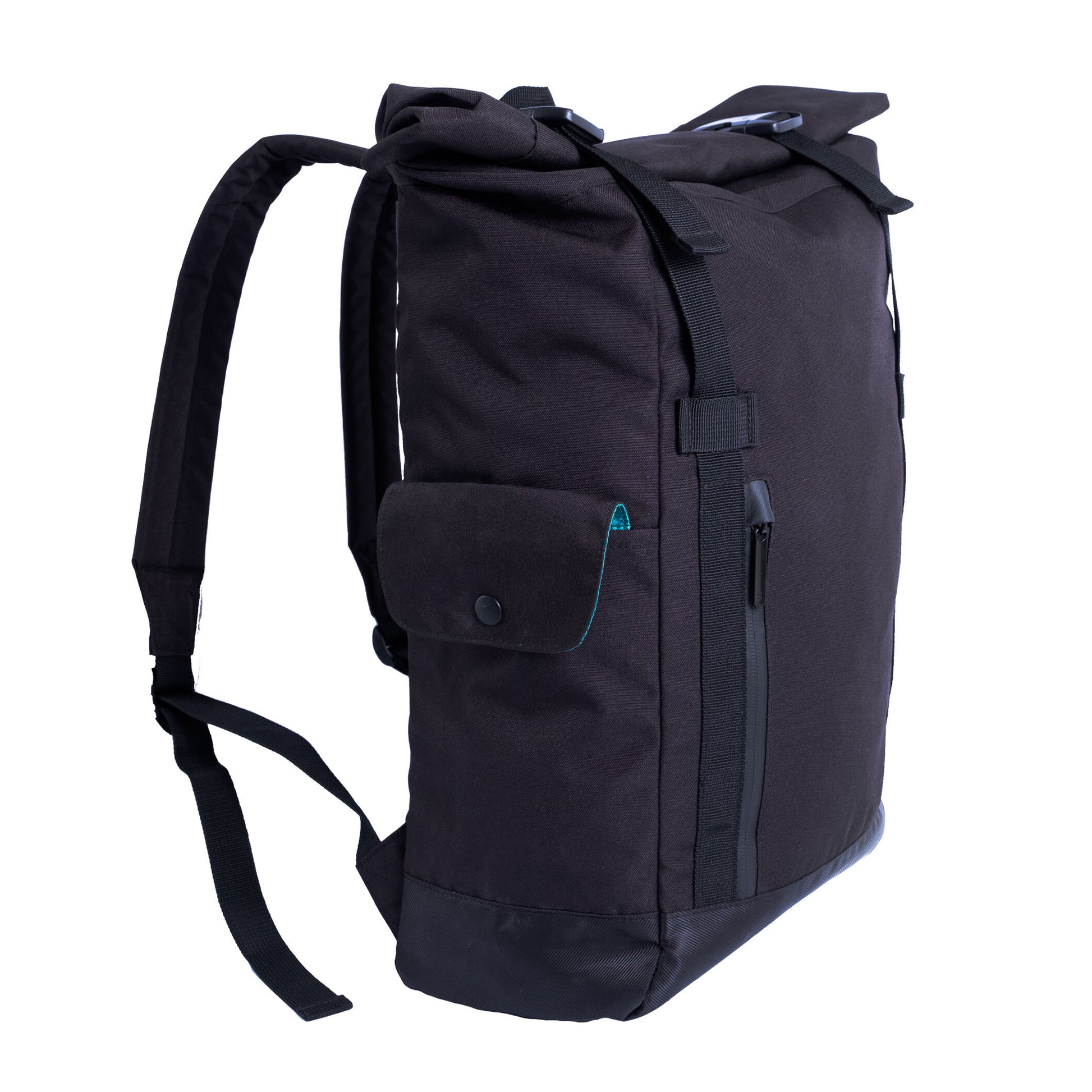 Black - Side - Shugon Budapest Laptop Backpack