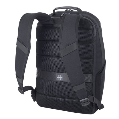 Black - Back - Shugon Kassel Executive Laptop Backpack