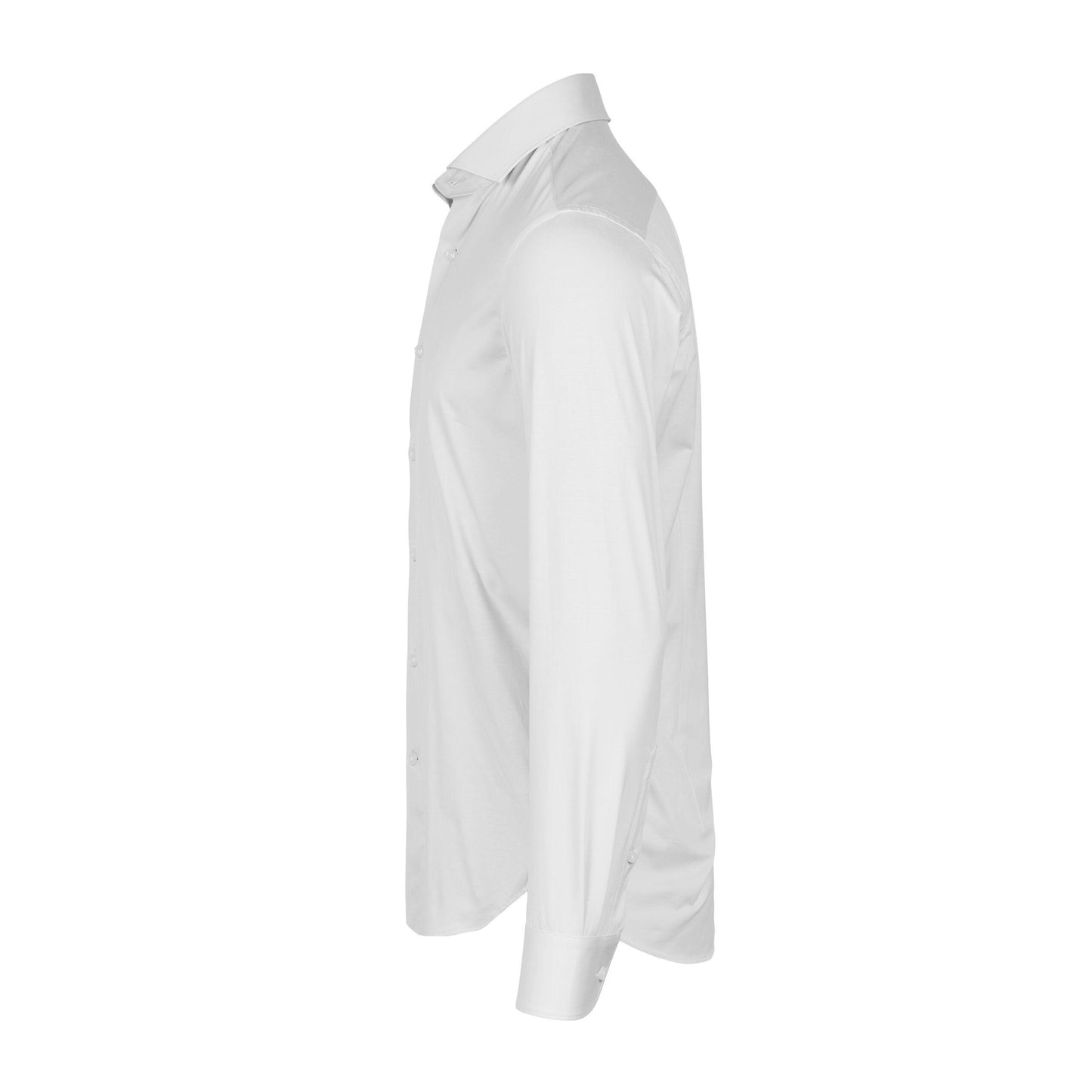 White - Side - Tee Jays Mens Stretch Active Shirt