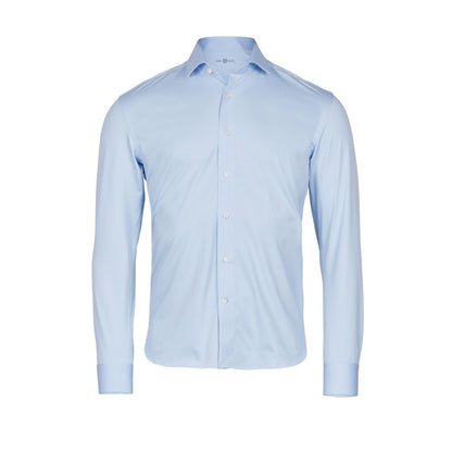 Light Blue - Front - Tee Jays Mens Stretch Active Shirt